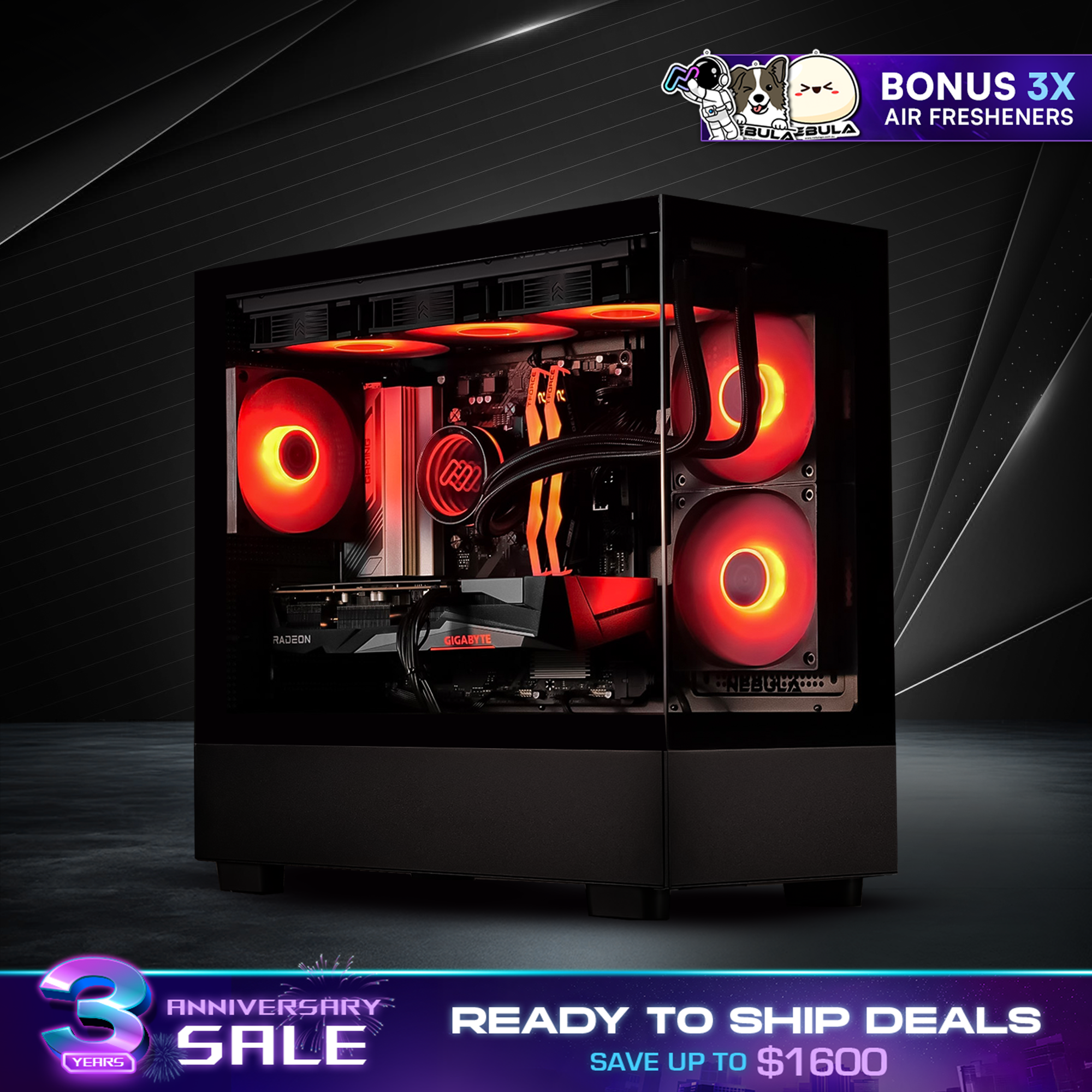 SOLAR FLARE: RYZEN 5 7500F | RX 7600