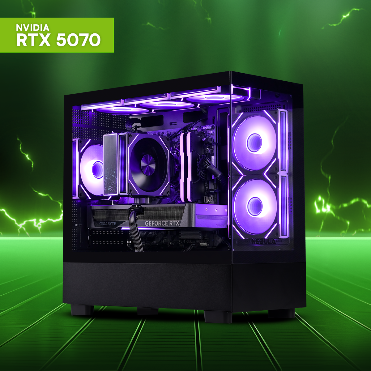 AURA: RYZEN 5 7500F | RTX 5070