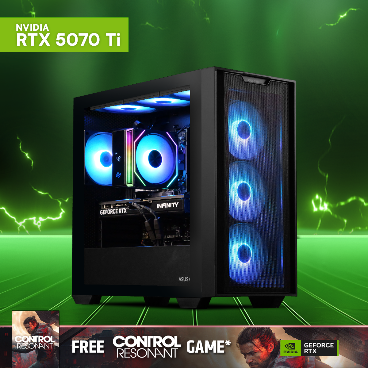 CIPHER ASH: RYZEN 5 7500F | RTX 5070