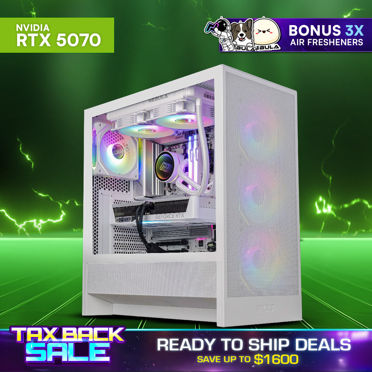 FENRIR LVL 7 PRO: RYZEN 5 7500F | RTX 5070 - Powered by GIGABYTE