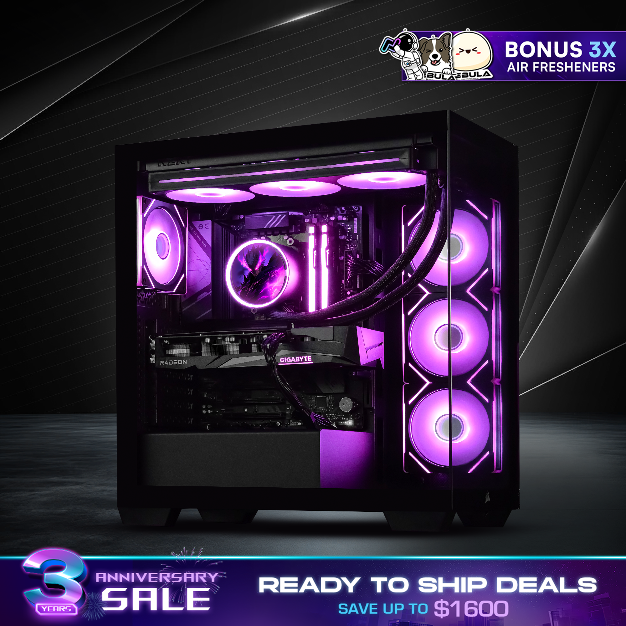 INVICTUS ULTRA V3: RYZEN 7 7800X3D | RX 7600