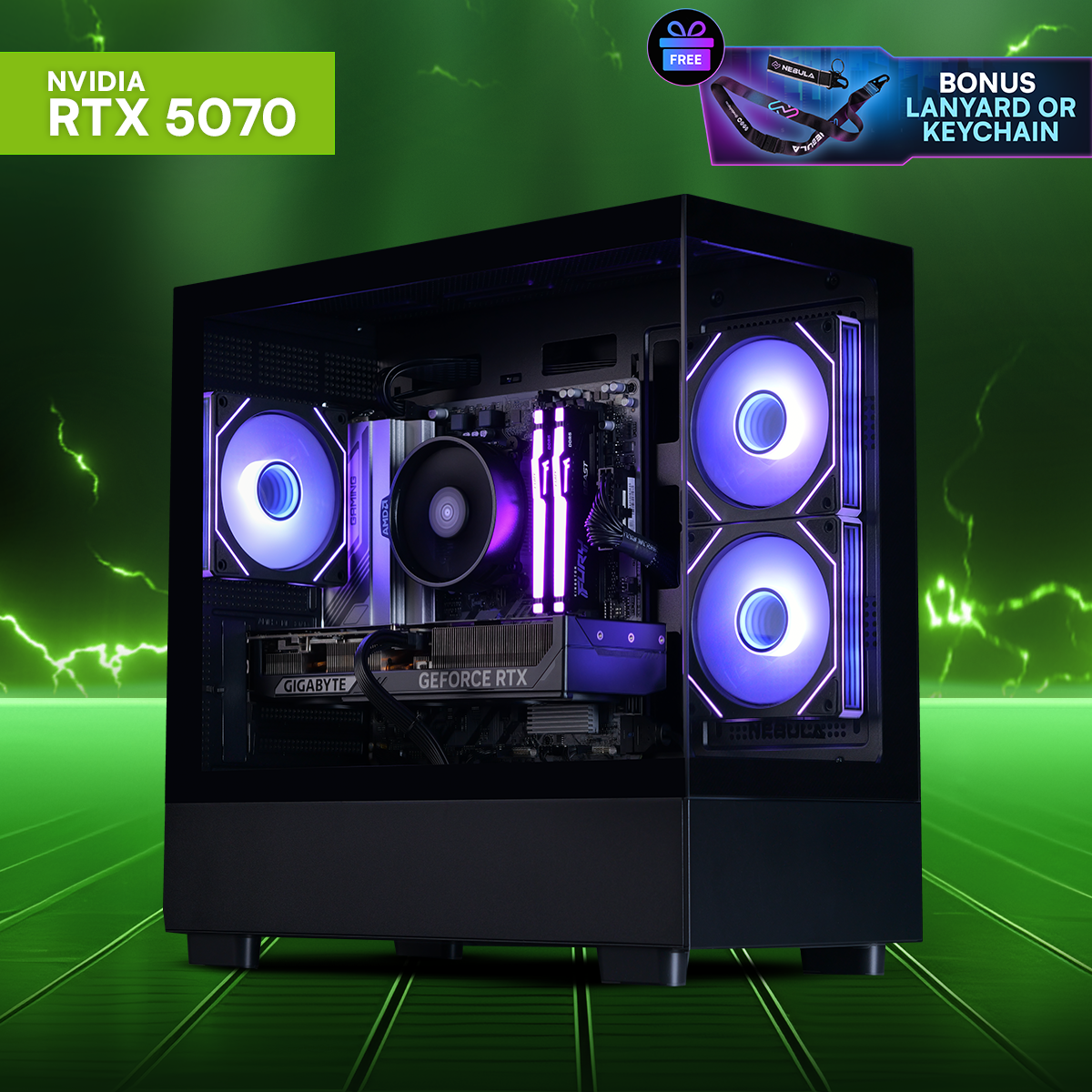 LILAC SURGE: RYZEN 5 7500F | RTX 5070