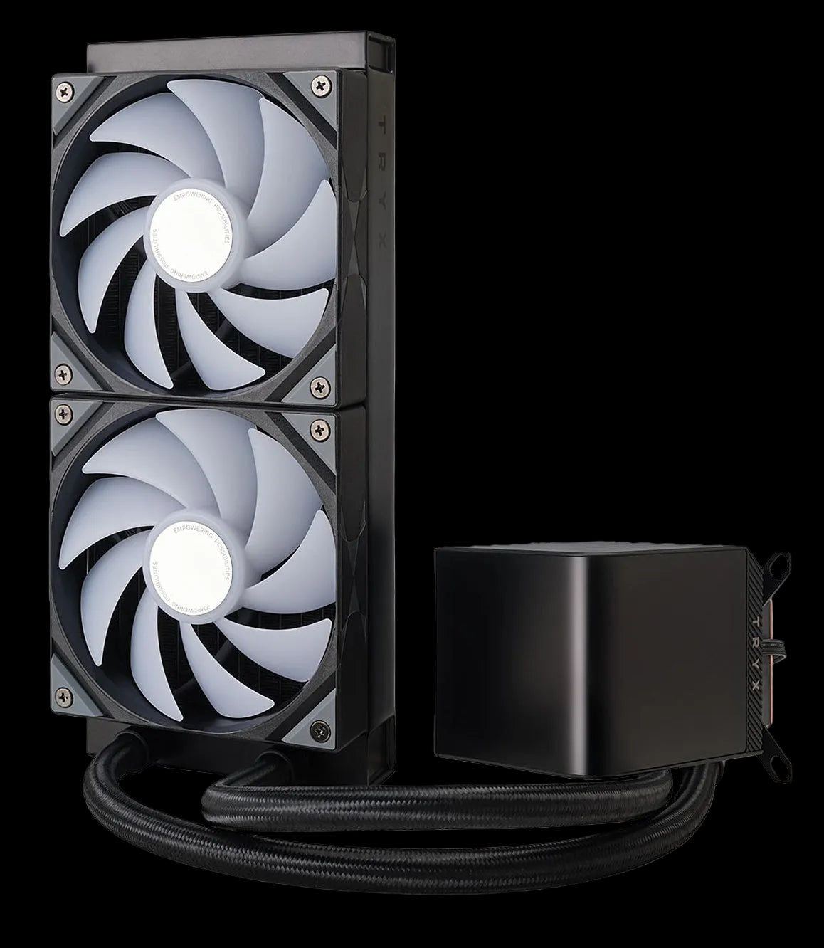 TRYX Panorama 240mm ARGB Liquid Cooler - Black