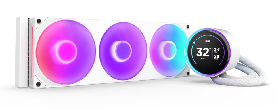 NZXT Kraken Elite 360 RGB 2024 V2 Liquid Cooler - White