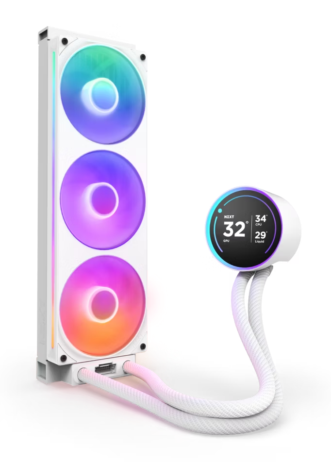 NZXT Kraken Elite 360 RGB 2024 V2 Liquid Cooler - White