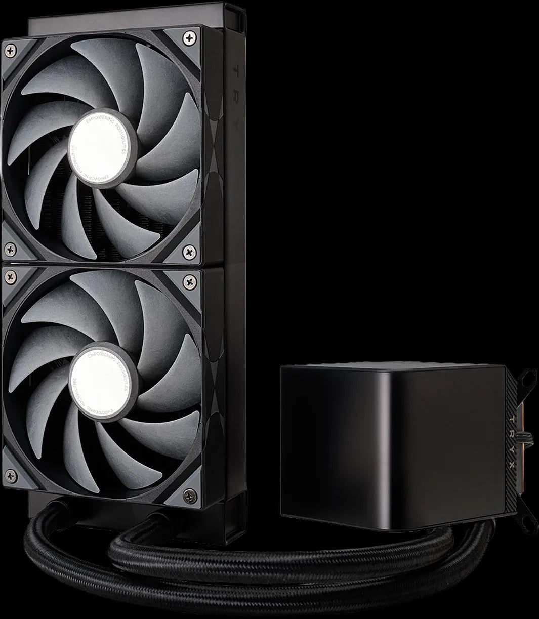 TRYX Panorama 240mm Liquid Cooler - Black