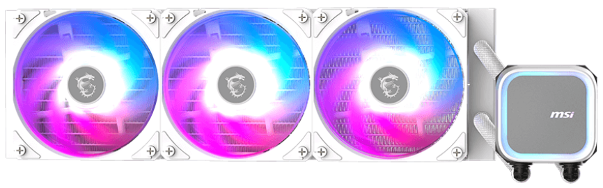 MSI MAG CORELIQUID A13 360mm ARGB Liquid Cooler - White