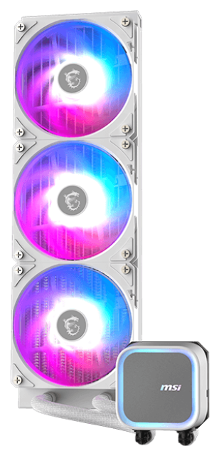 MSI MAG CORELIQUID A13 360mm ARGB Liquid Cooler - White