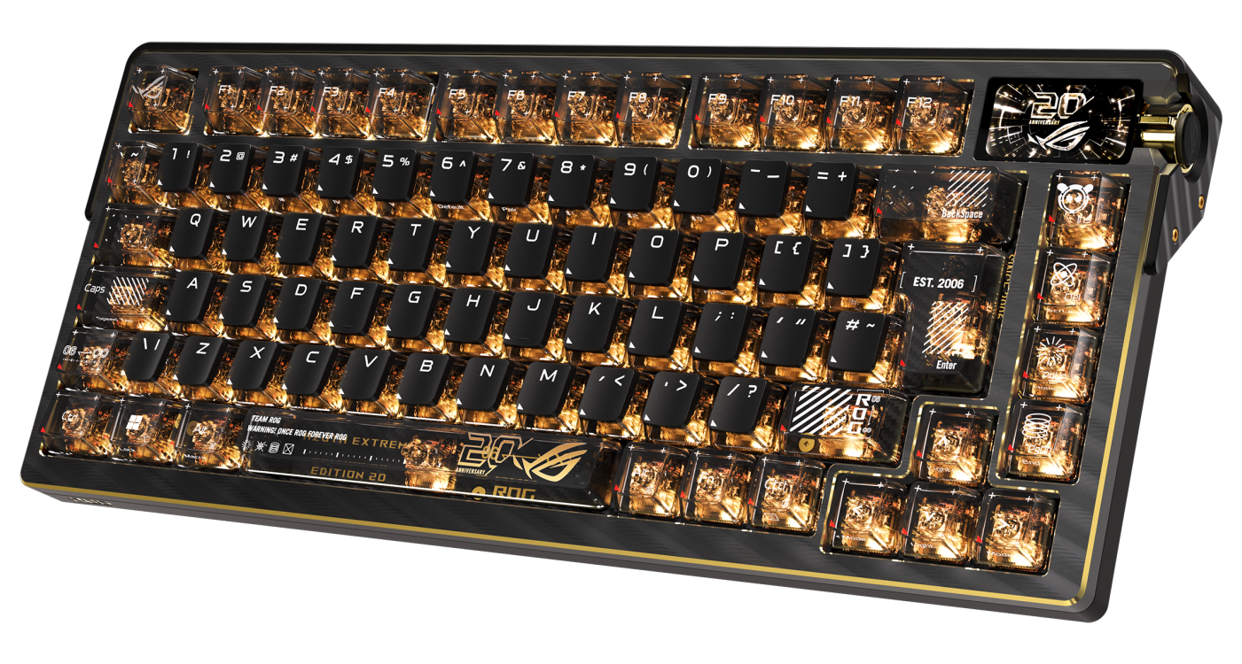 ASUS ROG Azoth Extreme Edition 20 RGB Wireless Mechanical Keyboard, Storm Switch