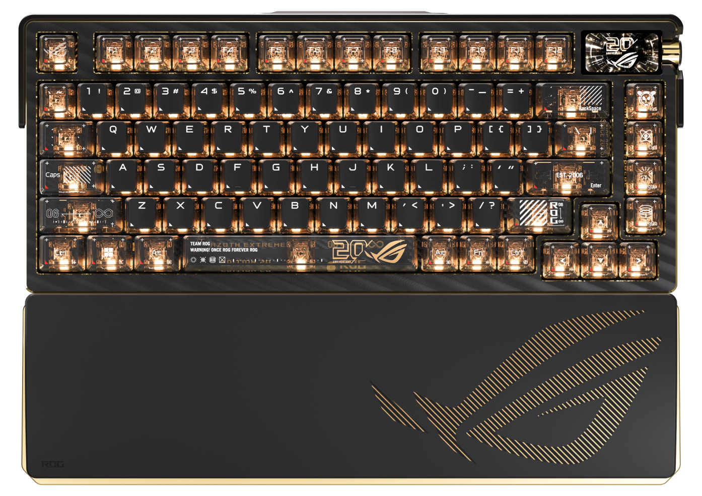 ASUS ROG Azoth Extreme Edition 20 RGB Wireless Mechanical Keyboard, Storm Switch