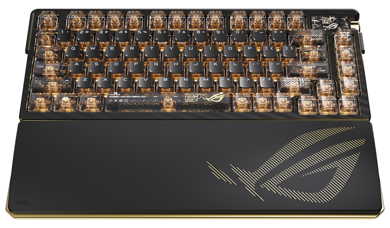 ASUS ROG Azoth Extreme Edition 20 RGB Wireless Mechanical Keyboard, Storm Switch