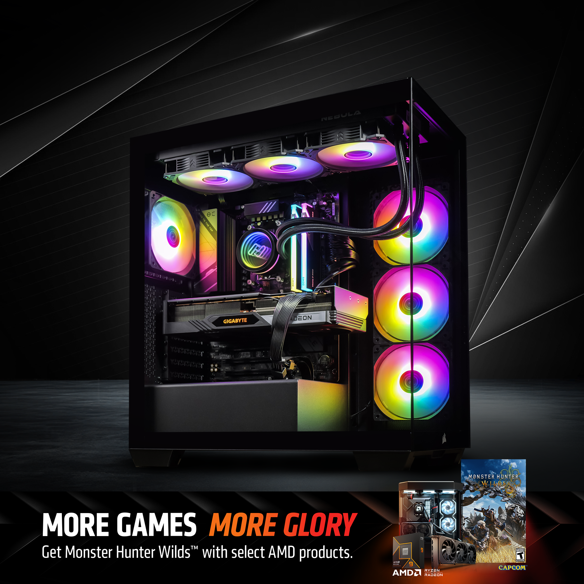 APEX LVL8 RADEON: Radeon RX 7800 XT | Ryzen 7 9700X