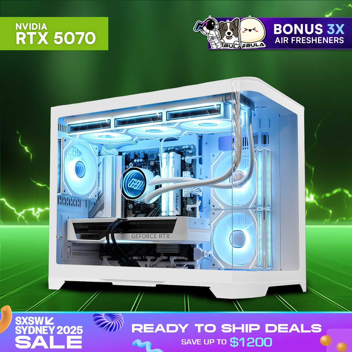ARCTIC PRO: RYZEN 5 7500F | RTX 5070