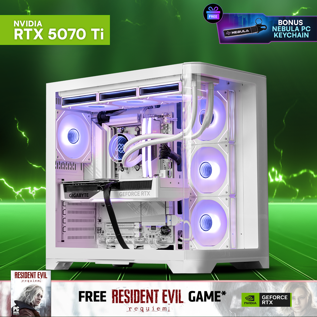 ASTERIA: RYZEN 7 7800X3D | RTX 5070 Ti