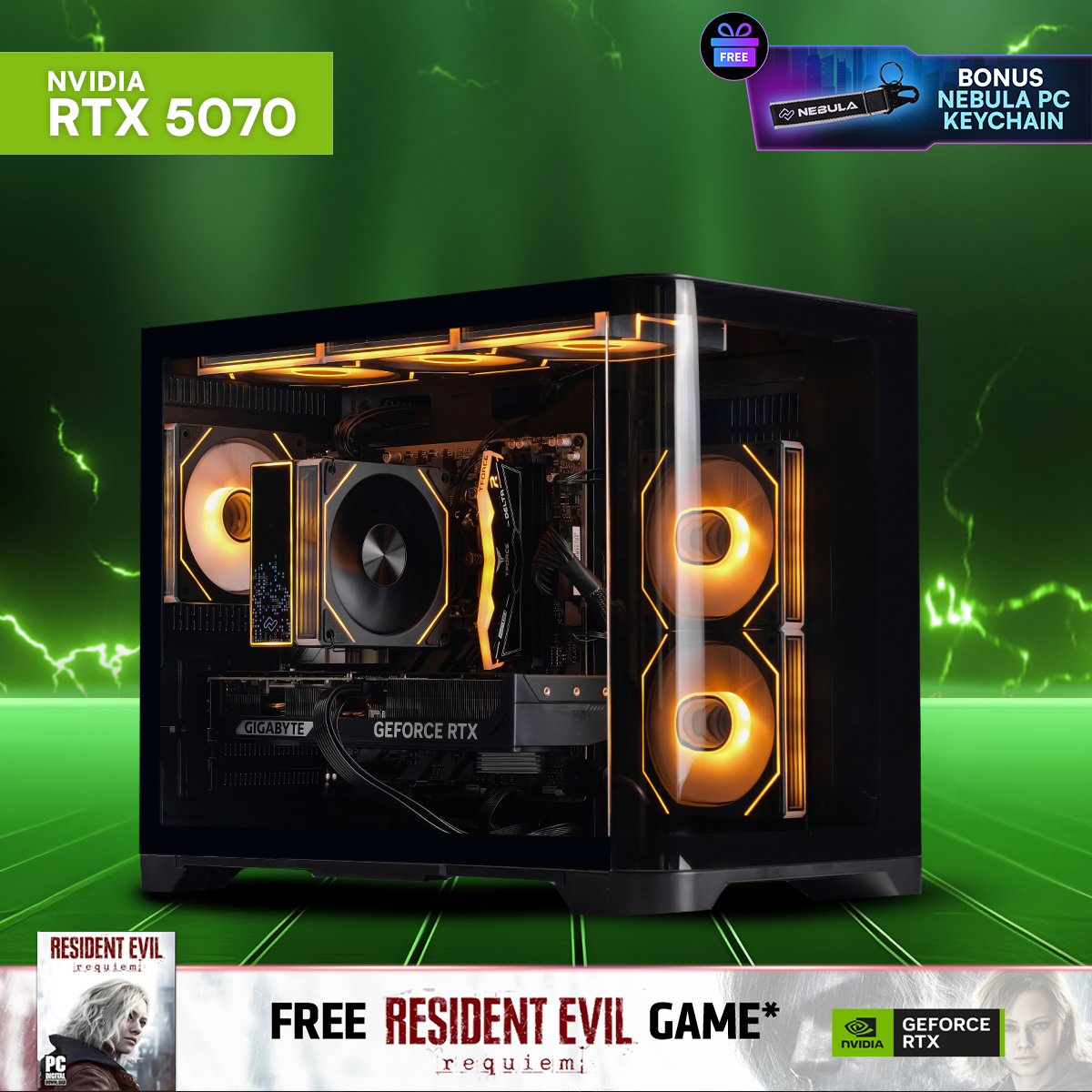 ASTRAL: RYZEN 5 7500F | RTX 5070