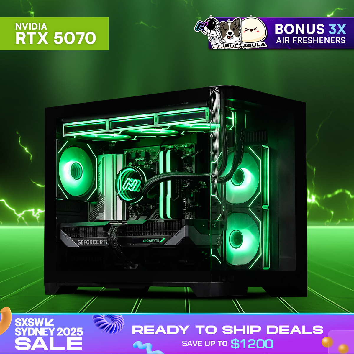 ATRION: RYZEN 5 7500F | RTX 5070