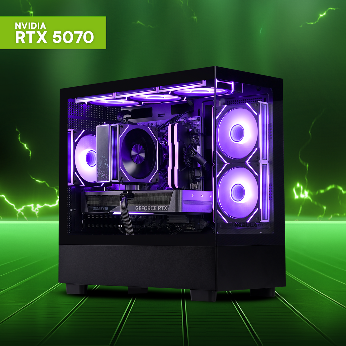 AURA: RYZEN 5 7500F | RTX 5070