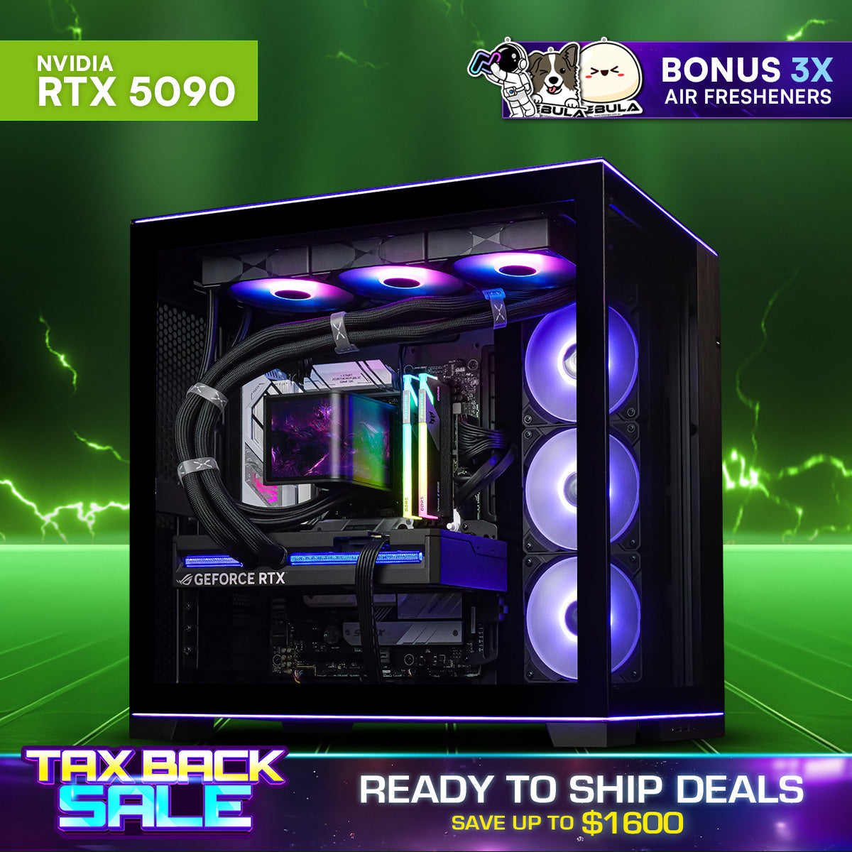 AZURE PULSE: RYZEN 9 9950X3D | RTX 5090