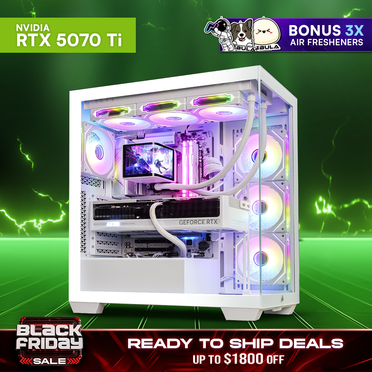 CYBER KNIGHT: RYZEN 7 7800X3D | RTX 5070 Ti