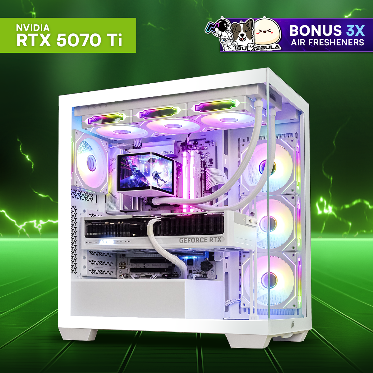 CYBER KNIGHT: RYZEN 7 7800X3D | RTX 5070 Ti