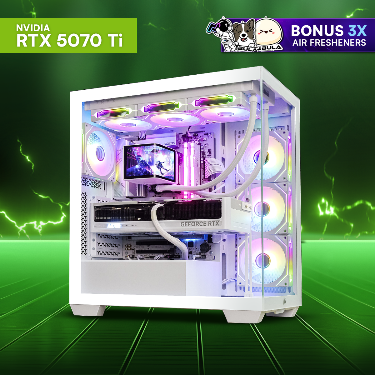 CYBER KNIGHT: RYZEN 7 7800X3D | RTX 5070 Ti