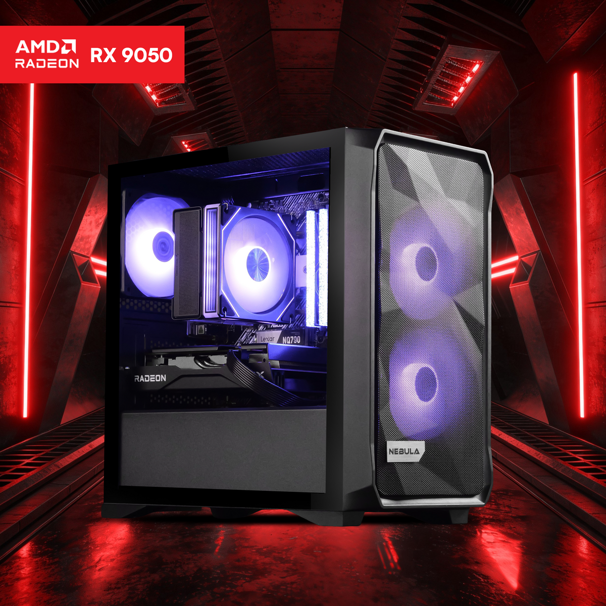 DARK RAVEN: RYZEN 5 5600 | RX 9050