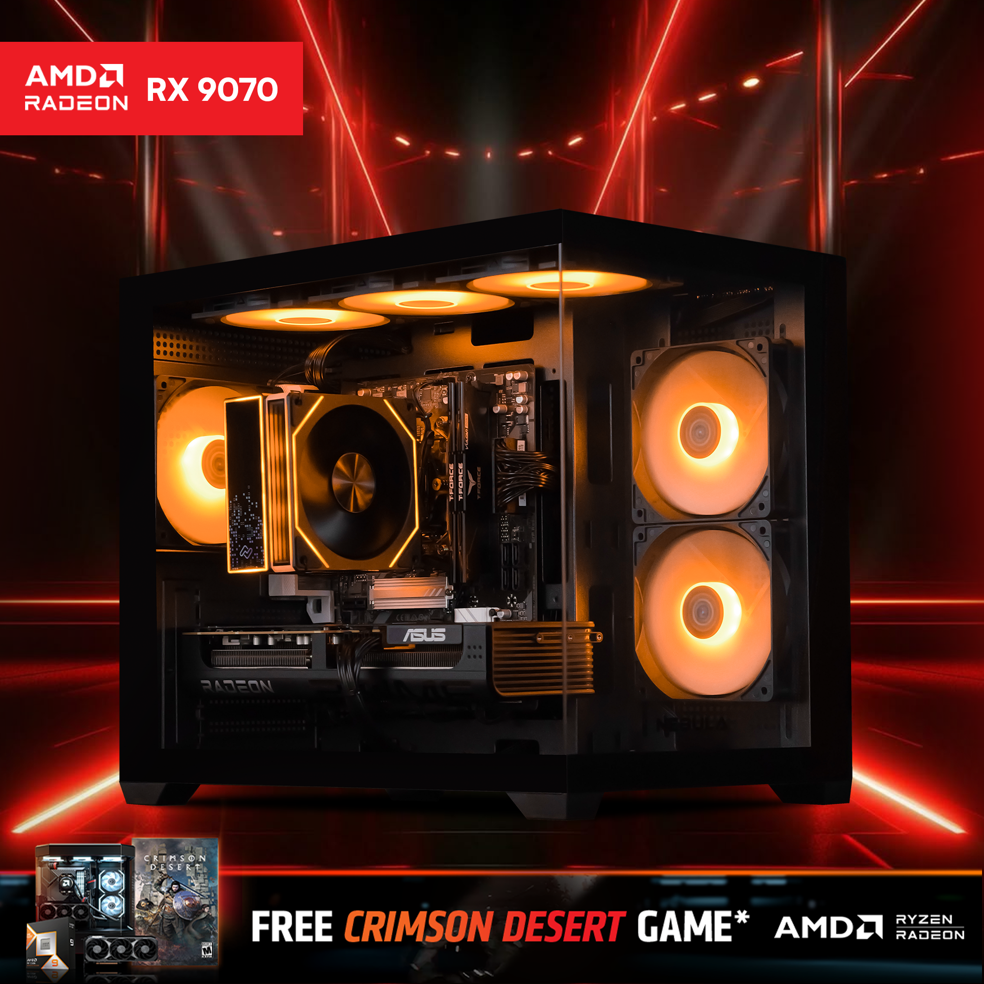 ECHO: RYZEN 5 7500F | RX 9070