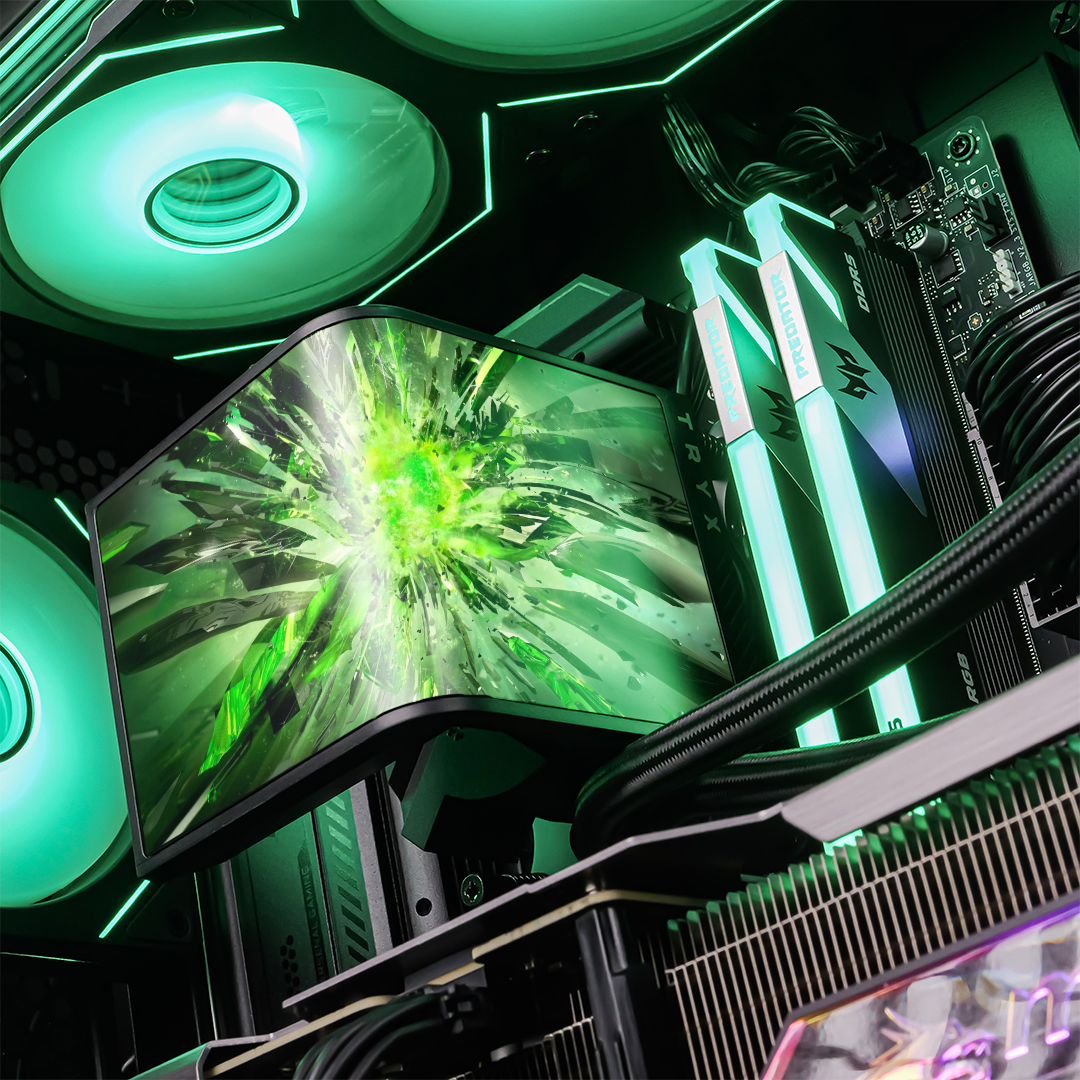 EMERALD GLASS: RYZEN 9 9950X3D | RTX 5090