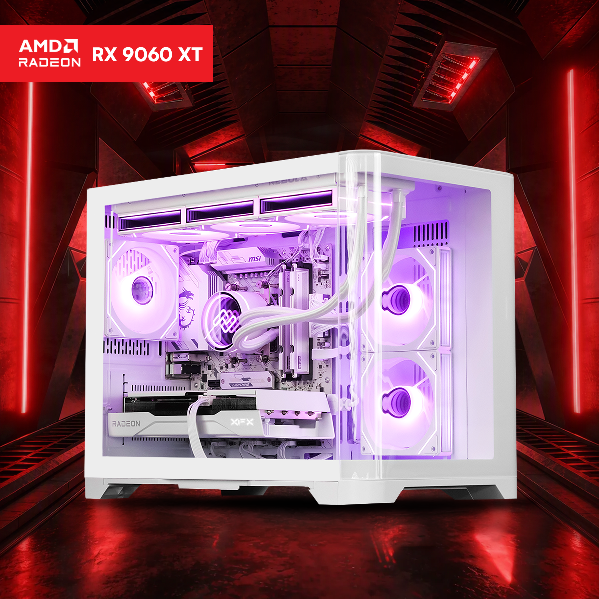 ARCTIC REIGN: RYZEN 5 7500F | RX 9060 XT - 16GB