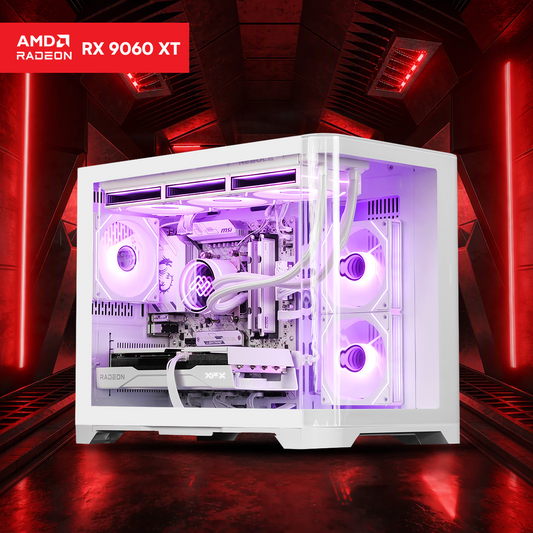 ARCTIC REIGN: RYZEN 5 7500F | RX 9060 XT - 16GB