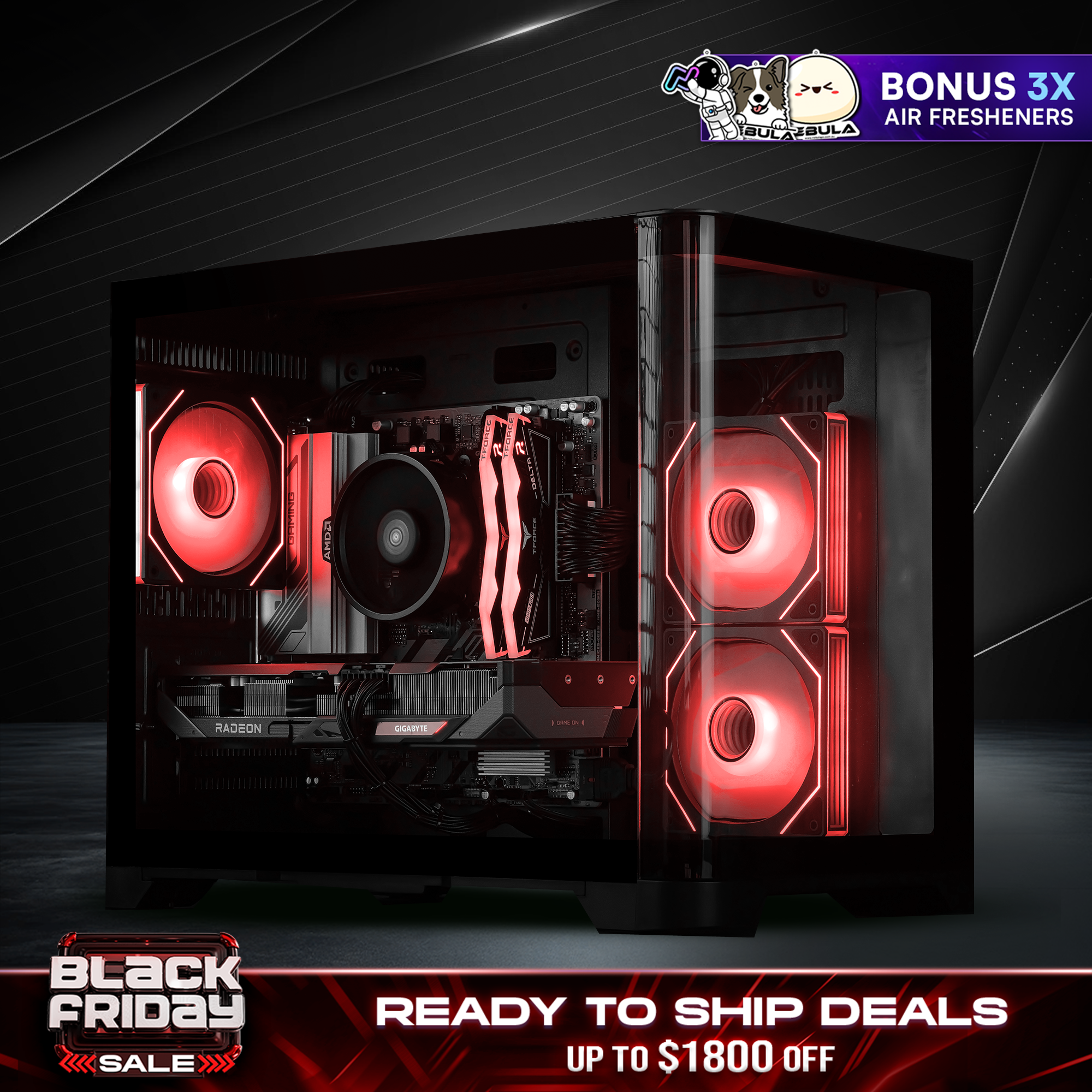 HAZE PRIME: RYZEN 5 7500F | RX 9070