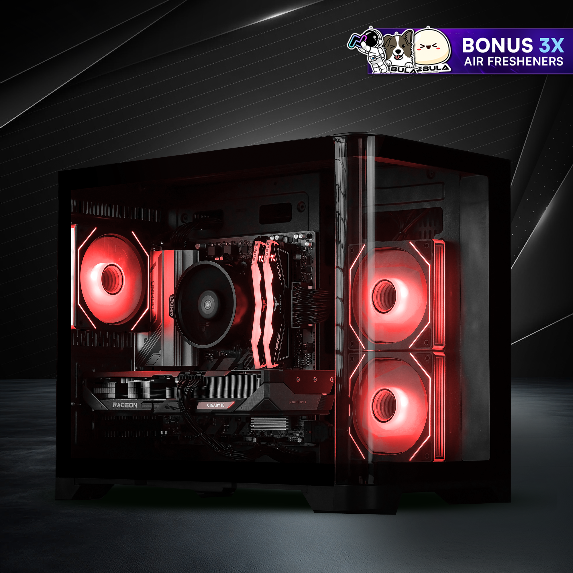 HAZE PRIME: RYZEN 5 7500F | RX 9070