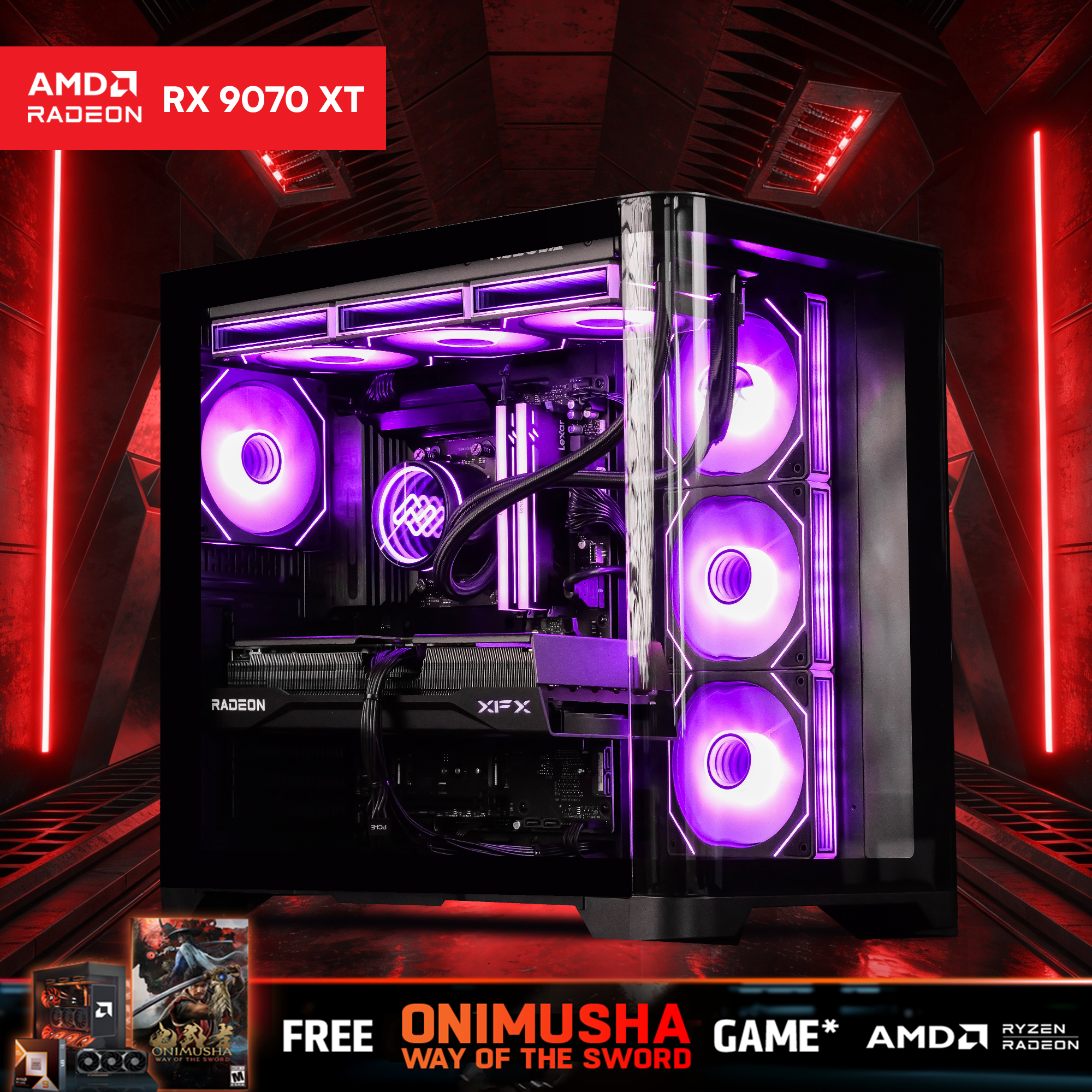 IRON FALL: RYZEN 7 9800X3D | RX 9070 XT