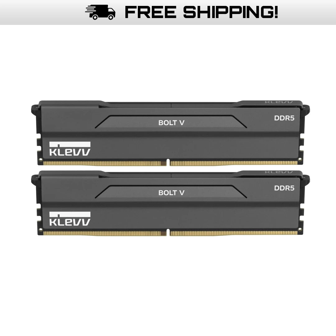 KLEVV BOLT V 32GB (2x16GB) 6000MHz CL28 DDR5 - Black