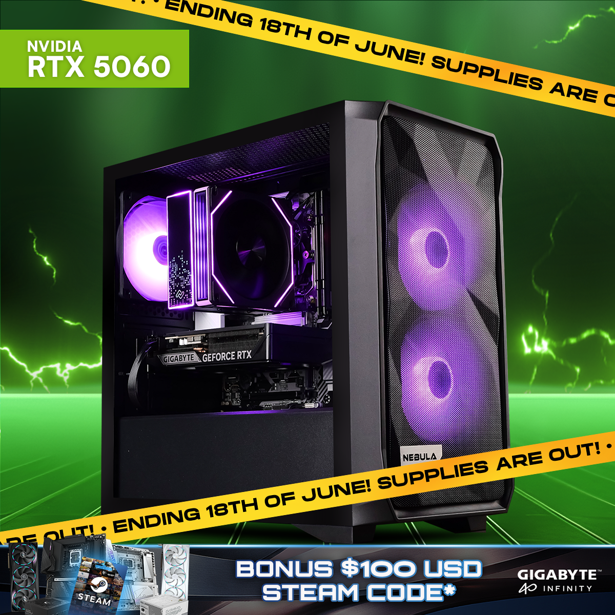 KARRIE BOLT: RYZEN 5 7500F | RTX 5060