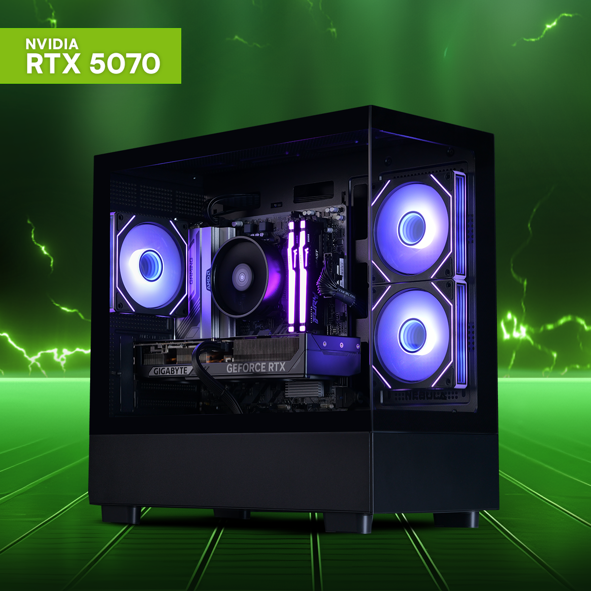 LILAC SURGE: RYZEN 5 7500F | RTX 5070