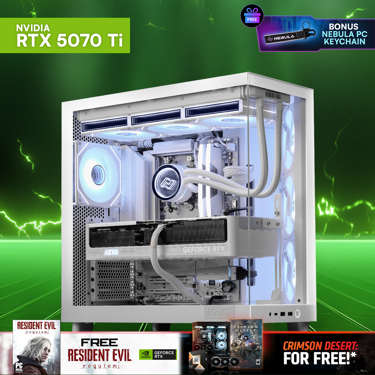 LUNA ECLIPSE: RYZEN 7 9800X3D | RTX 5070 Ti