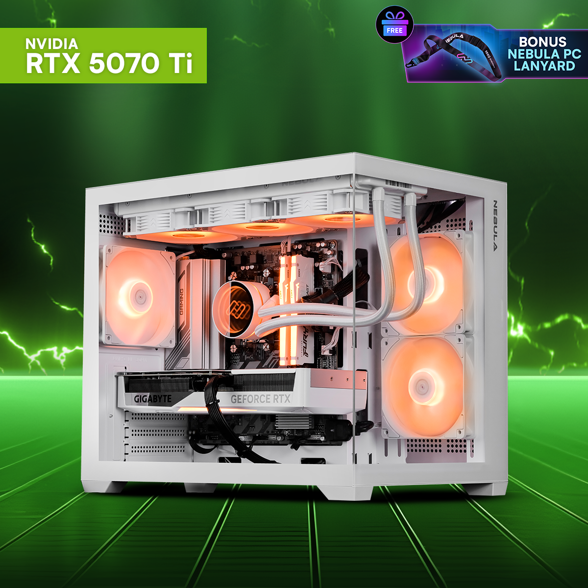 NEON CORE: RYZEN 7 7700 | RTX 5070 Ti