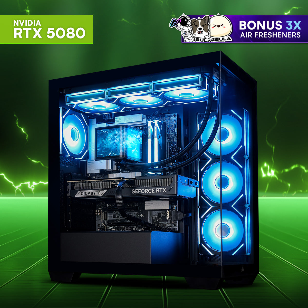 SHADOW BLACK ICE V2: RYZEN 7 9800X3D | RTX 5080