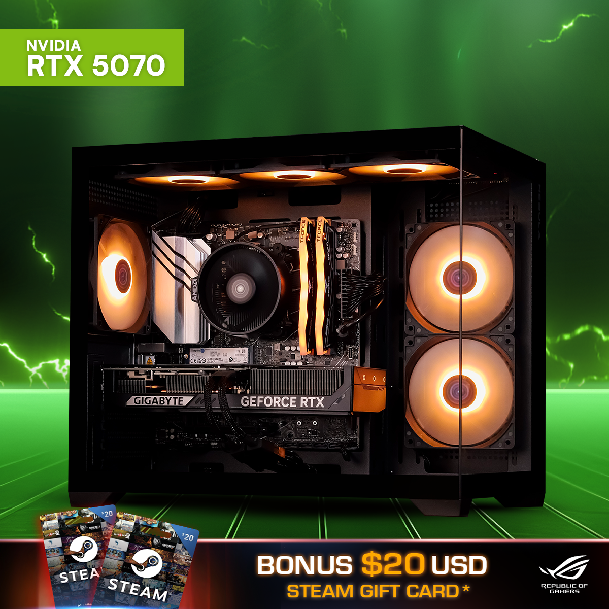NEXUS PRIME: RYZEN 5 7500F | RTX 5070