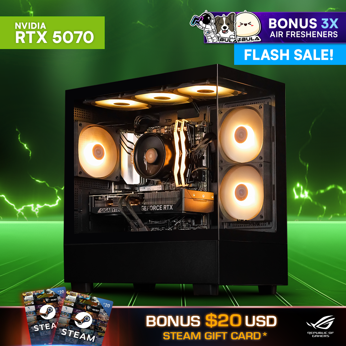 NEXUS PRIME: RYZEN 5 7500F | RTX 5070