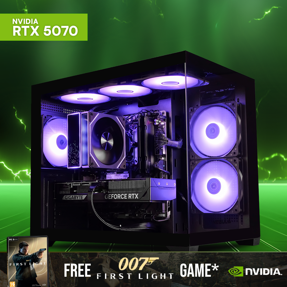 NOVA: RYZEN 5 7500F | RTX 5070