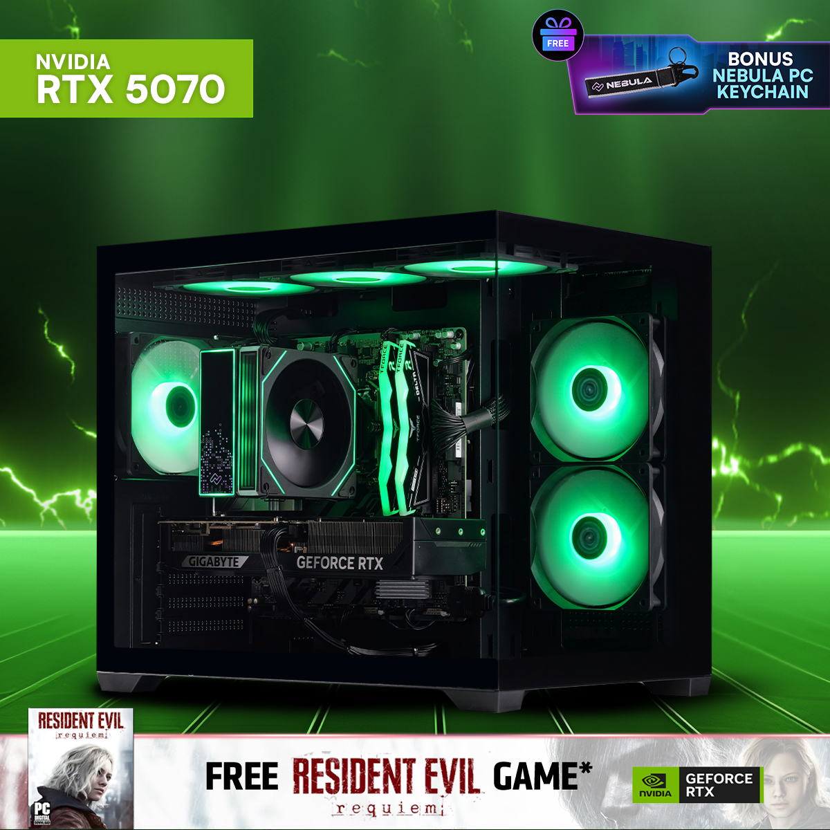 NOVA: RYZEN 5 7500F | RTX 5070