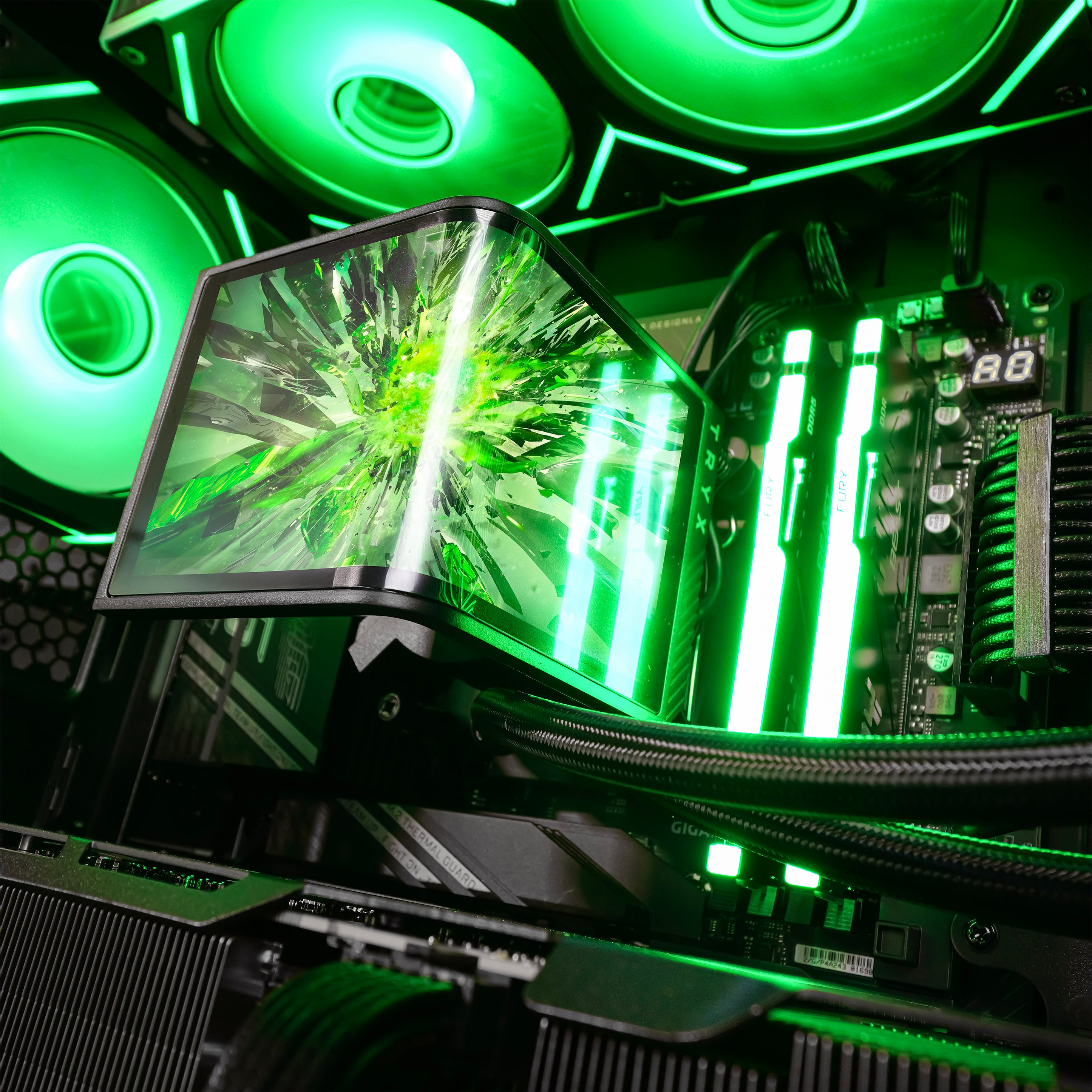 EMERALD GLASS: RYZEN 9 9950X3D | RTX 5090