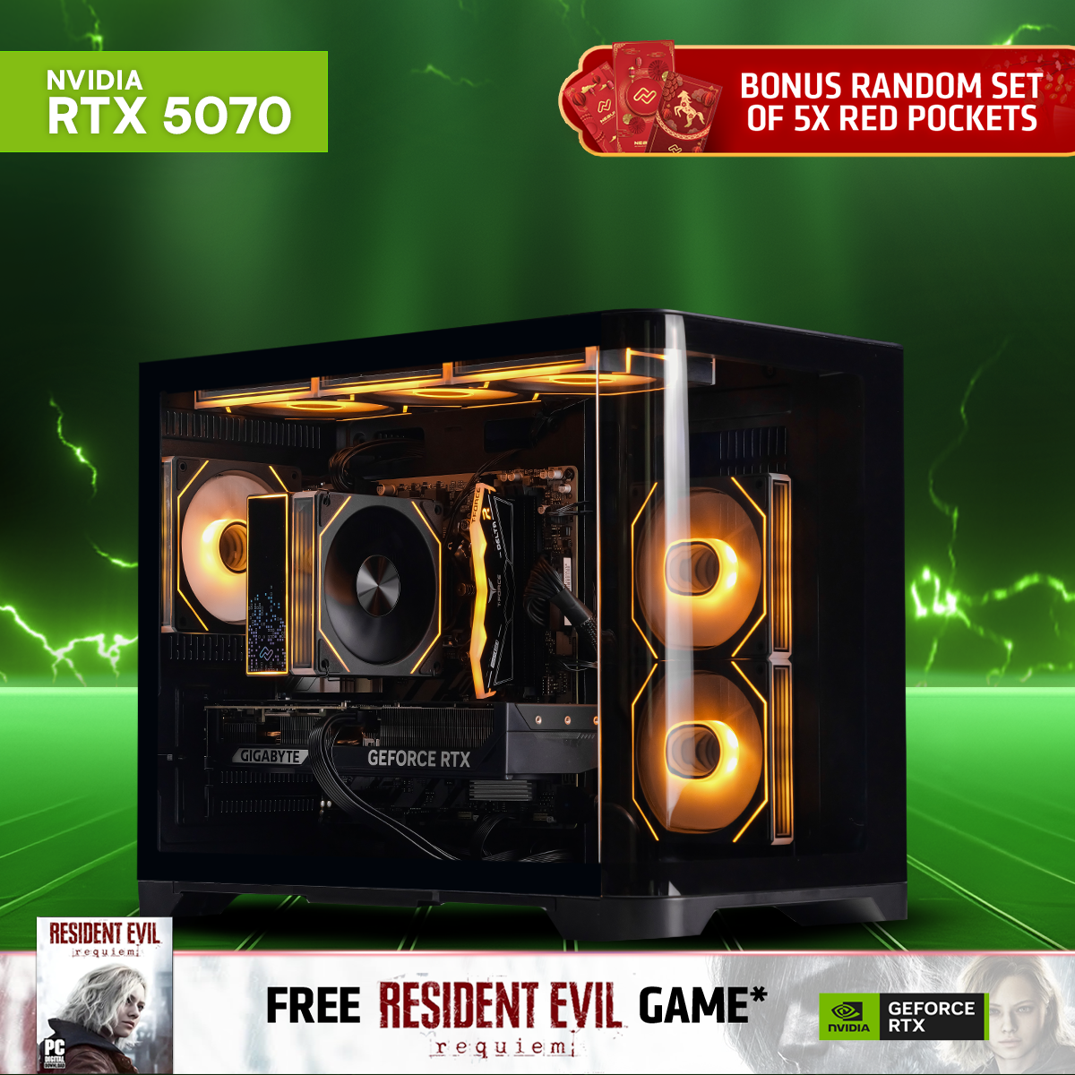 ASTRAL: RYZEN 5 7500F | RTX 5070