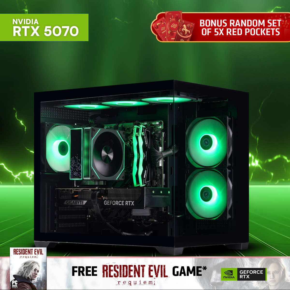 NOVA: RYZEN 5 7500F | RTX 5070