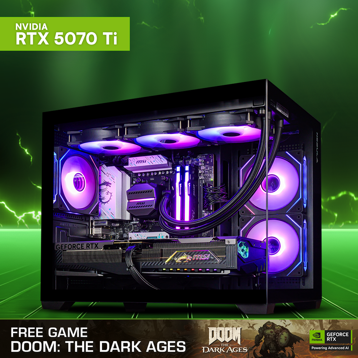 PHANTOM ECLIPSE: RTX 5070 Ti | Ryzen 5 7500F