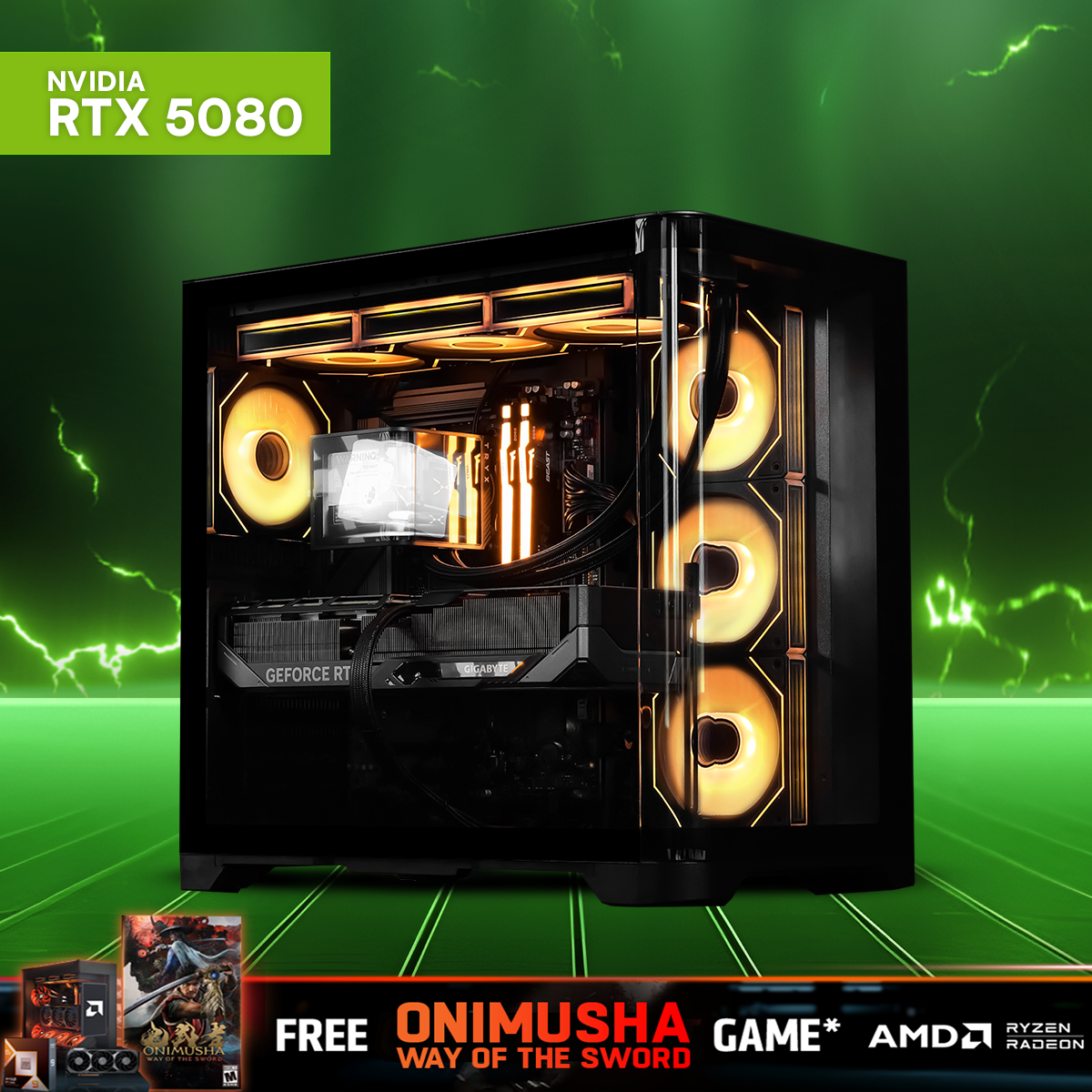 PHANTOM SURGE MAX: RYZEN 9 9950X3D | RTX 5080