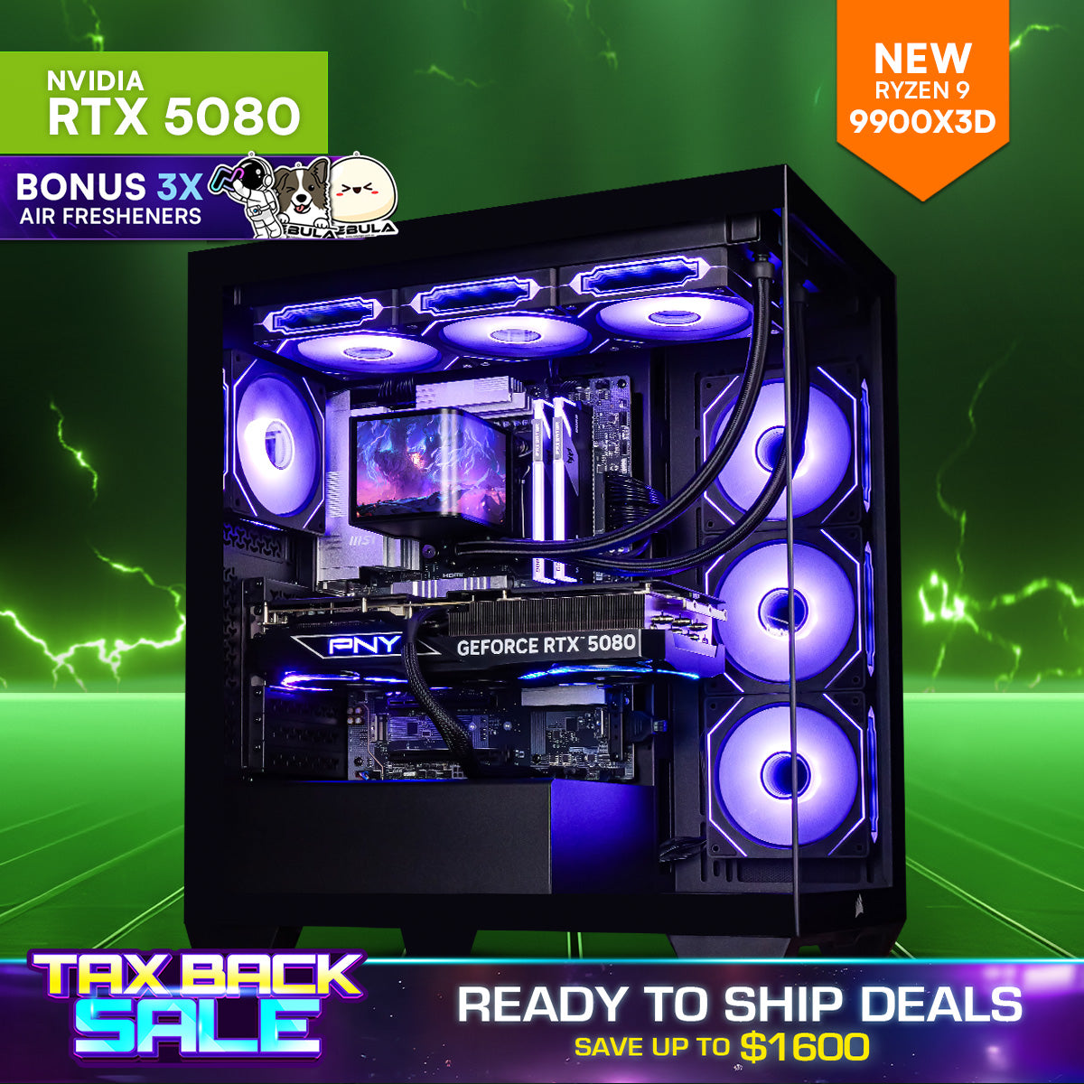 PHANTOM SURGE: RYZEN 9 9900X3D | RTX 5080