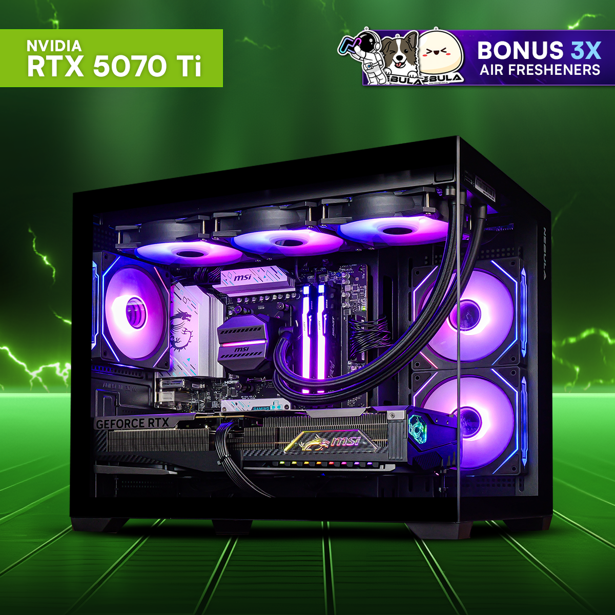 PHANTOM ECLIPSE: RYZEN 5 7500F | RTX 5070 Ti
